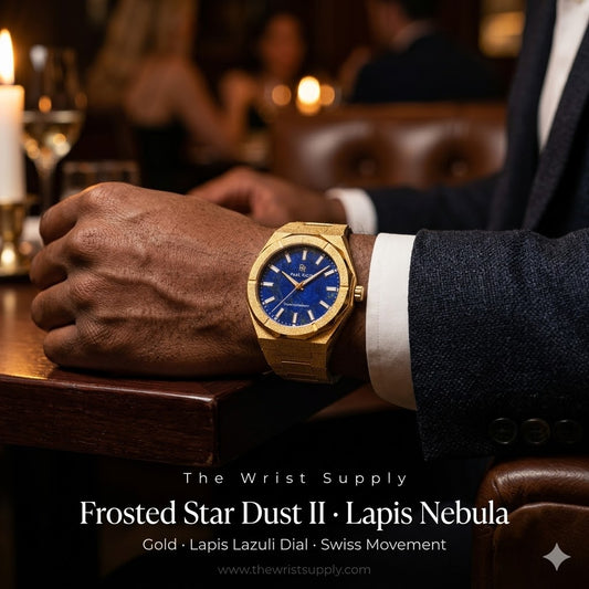 Paul Rich Frosted Star Dust II Lapis Nebula Gold