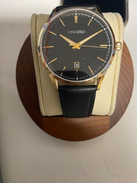 Vincero Men's Dress Watch - Gold Onyx