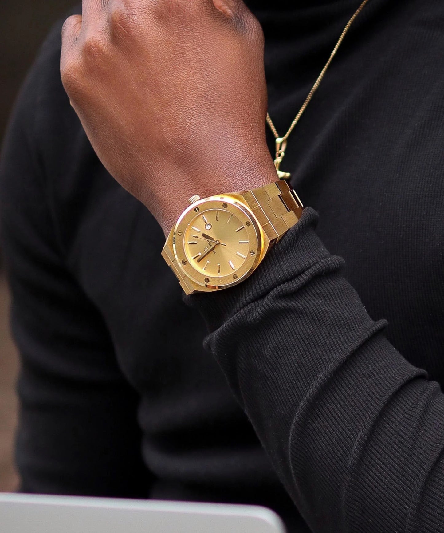 Paul Rich Midas Touch Gold | All-Gold Signature Watch | Sunray Dial | 45mm