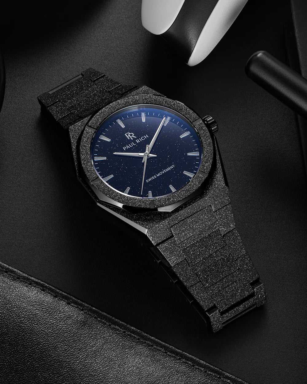 Paul Rich Frosted Star Dust II Blue Dial Watch product image from The Wrist Supply