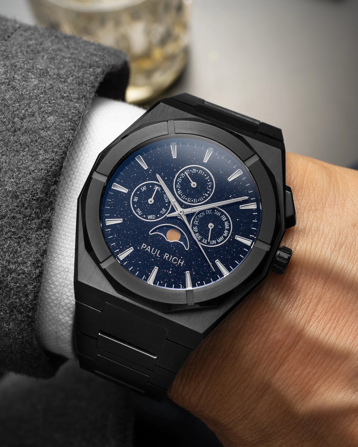 Paul Rich Moonphase Star Dust II Black