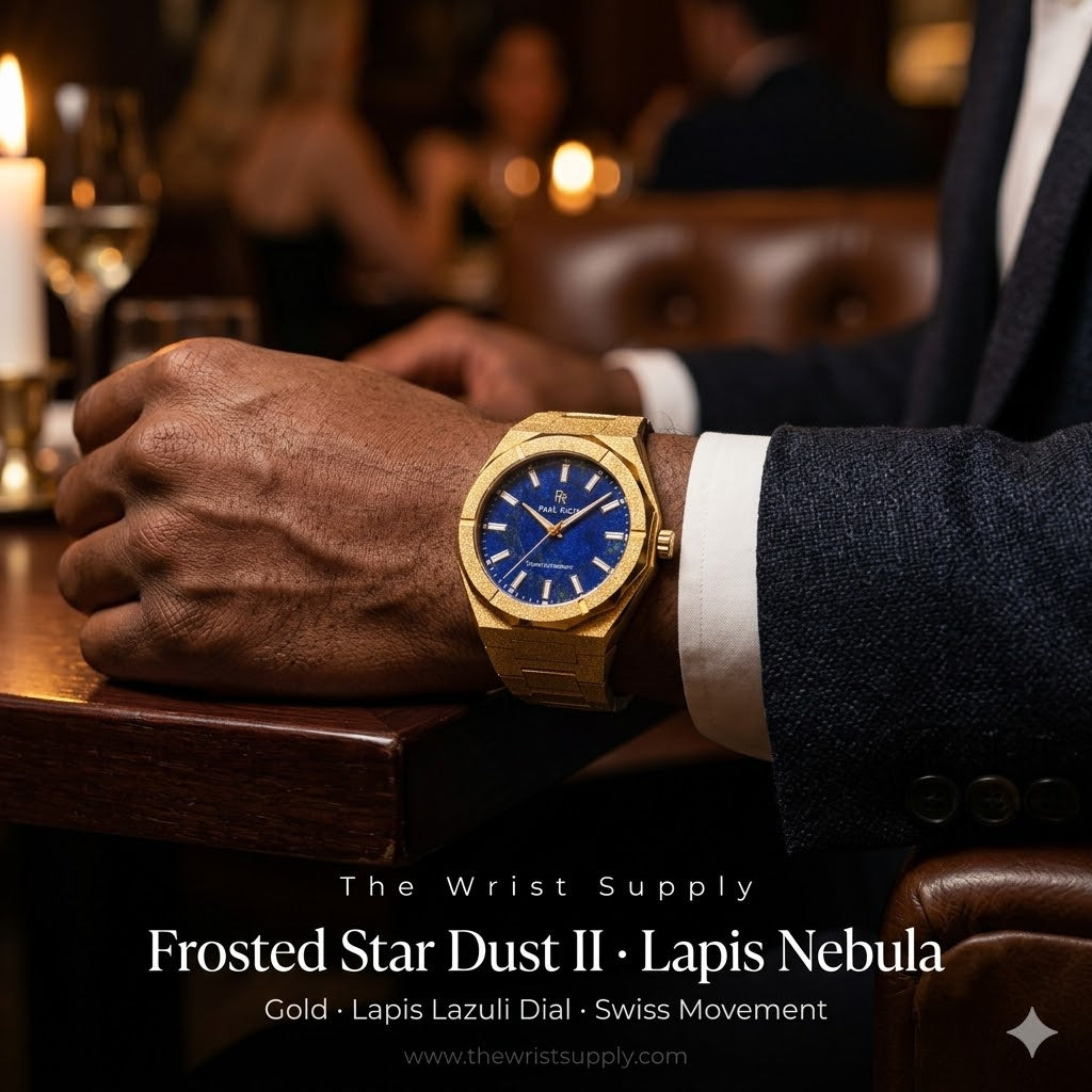 Paul Rich Frosted Star Dust II Lapis Nebula Gold