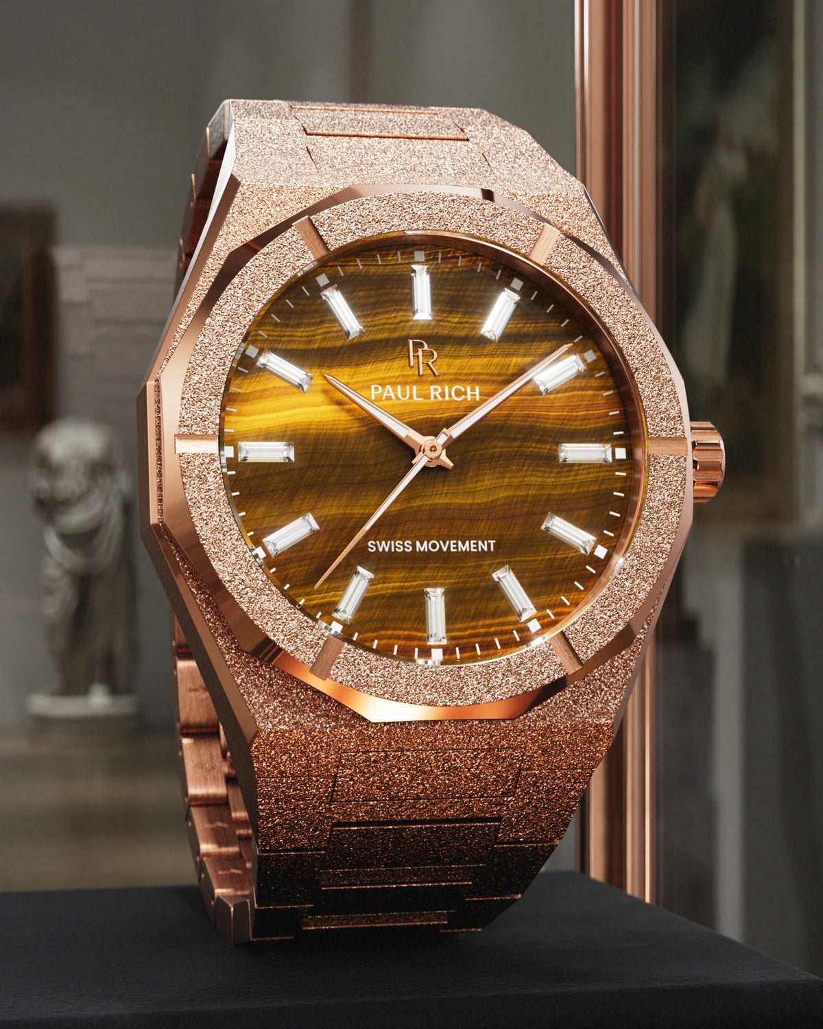 Paul Rich Frosted Tiger Flare Rose Gold