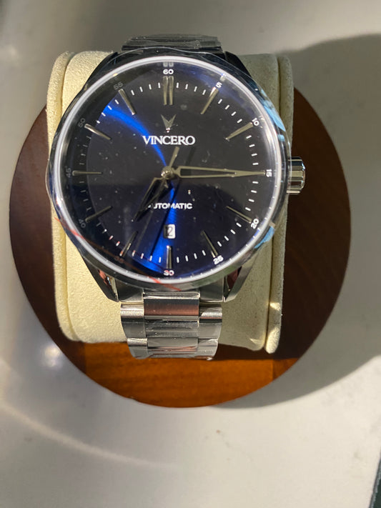 Vincero Icon Automatic - Silver/Blue