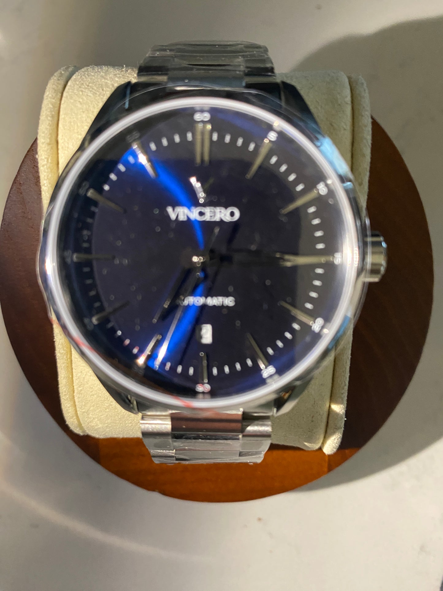 Vincero Icon Automatic - Silver/Blue