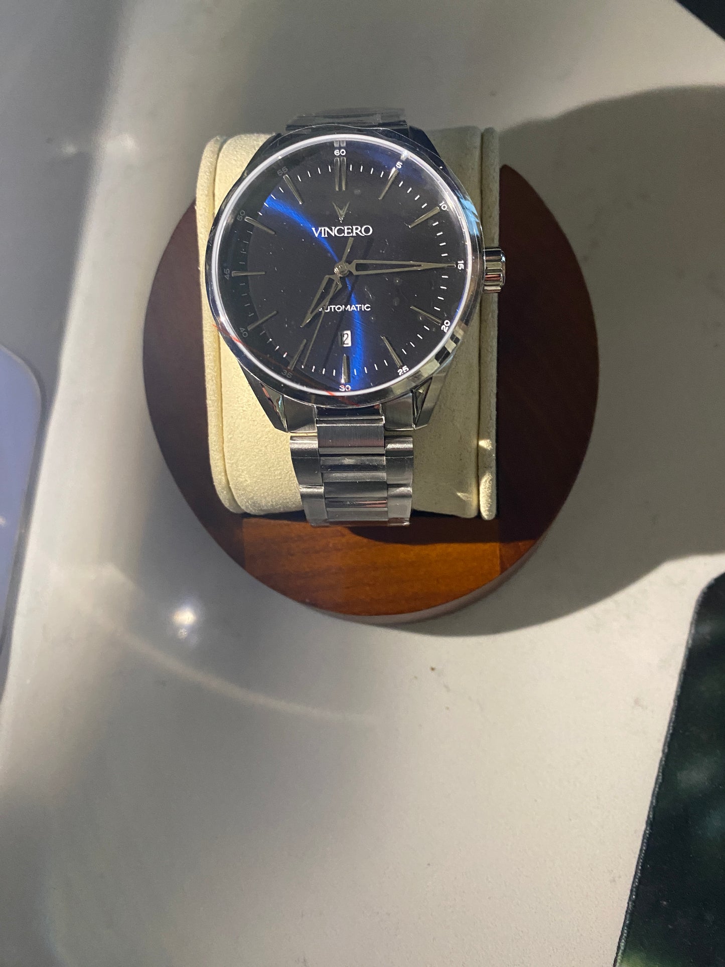 Vincero Icon Automatic - Silver/Blue