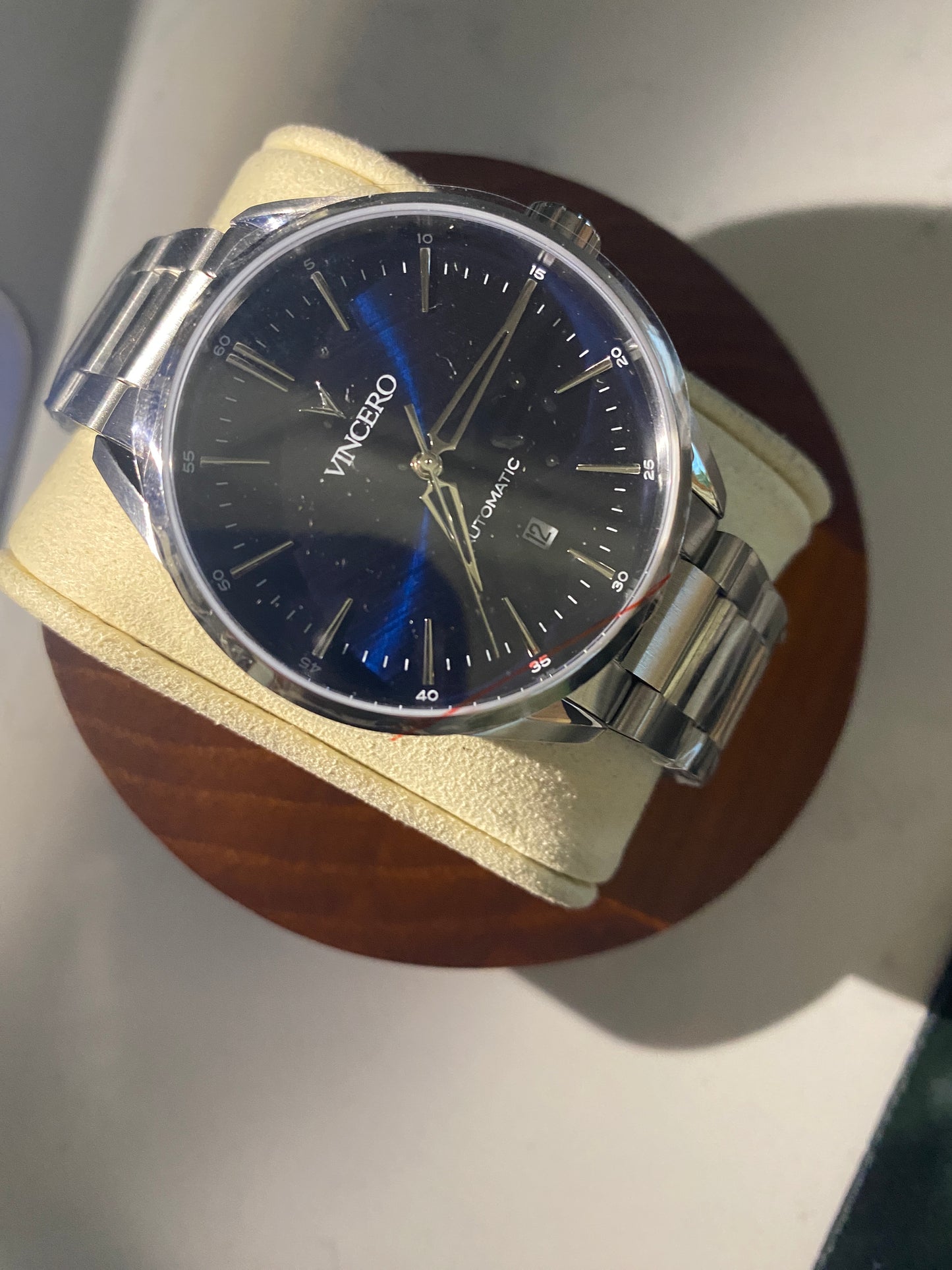 Vincero Icon Automatic - Silver/Blue