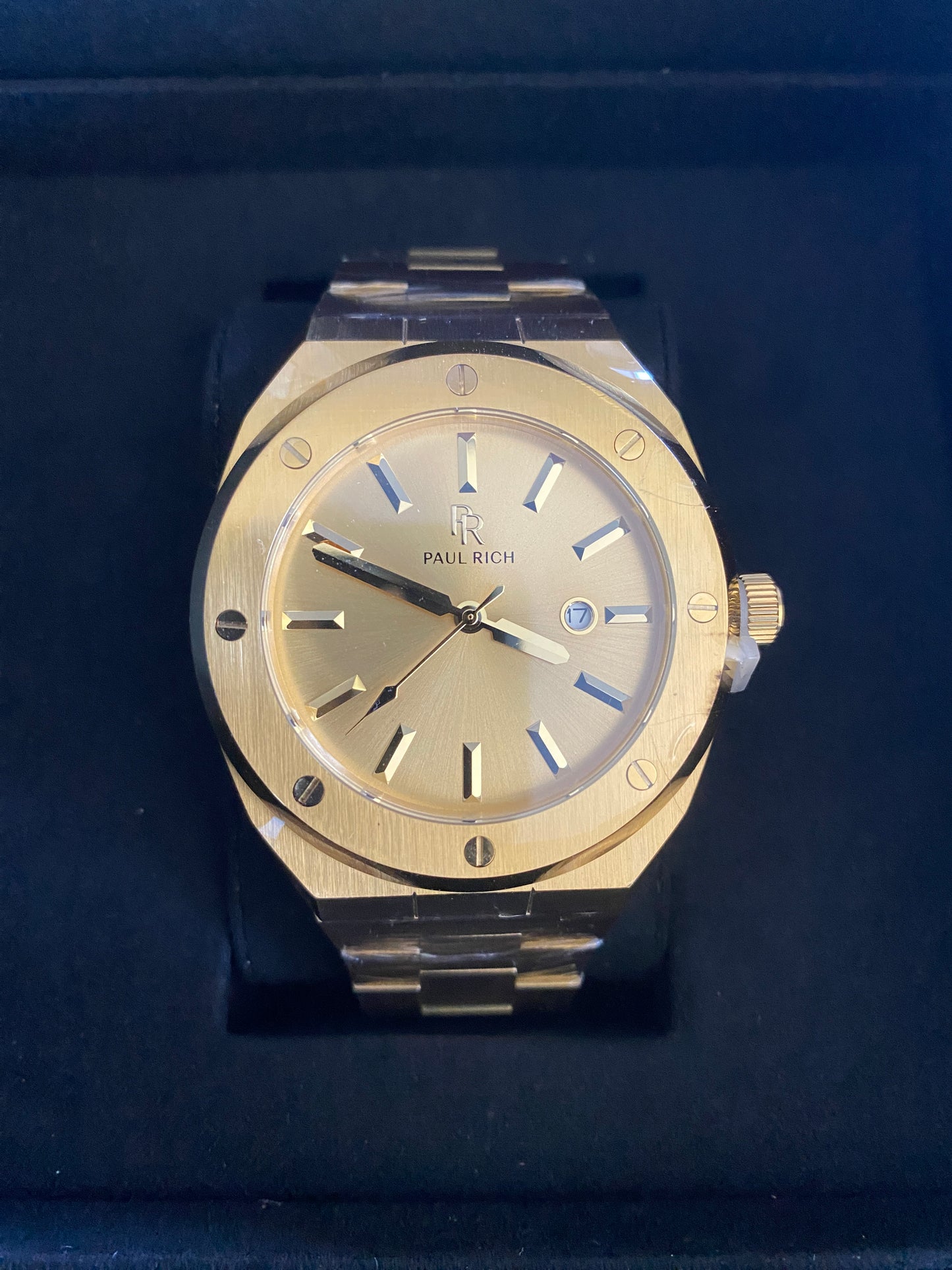 Paul Rich Midas Touch Gold | All-Gold Signature Watch | Sunray Dial | 45mm