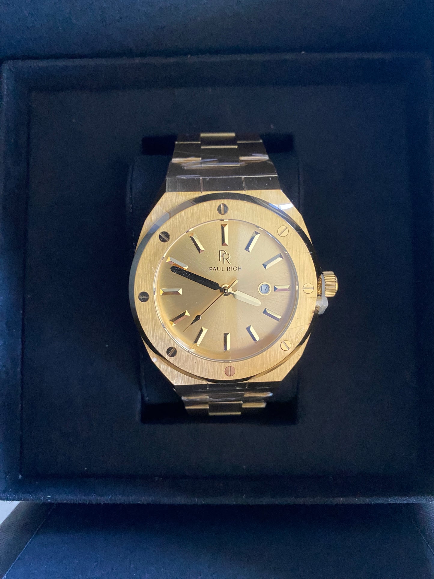Paul Rich Midas Touch Gold | All-Gold Signature Watch | Sunray Dial | 45mm