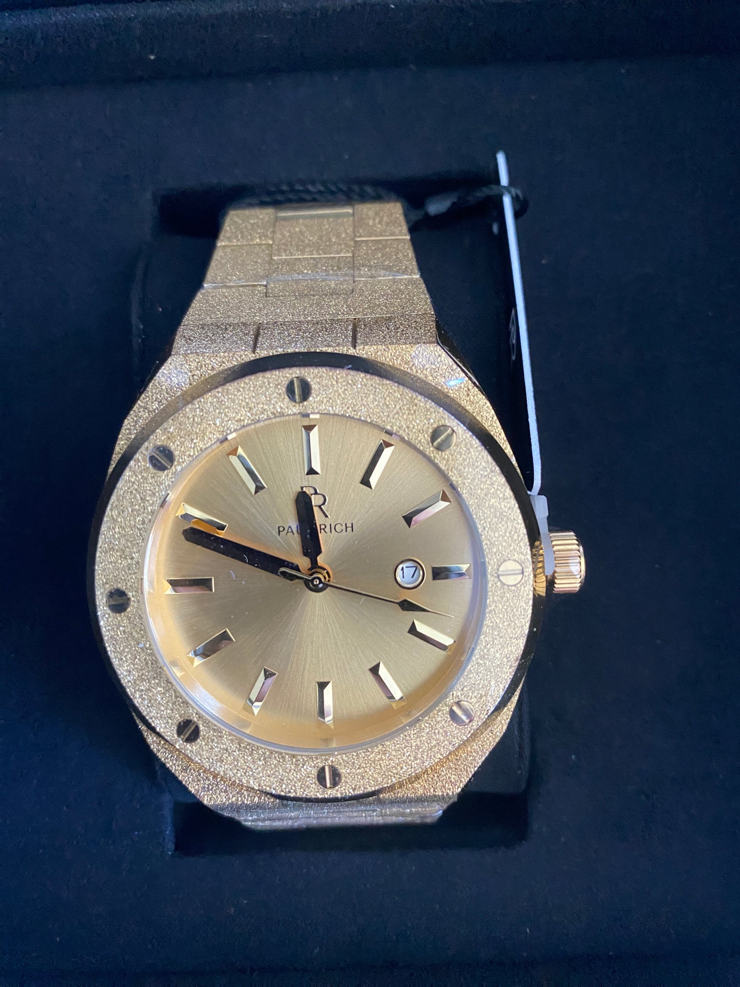 Paul Rich Frosted Midas Touch Gold | All-Gold Signature Watch | Sunray Dial | 45mm