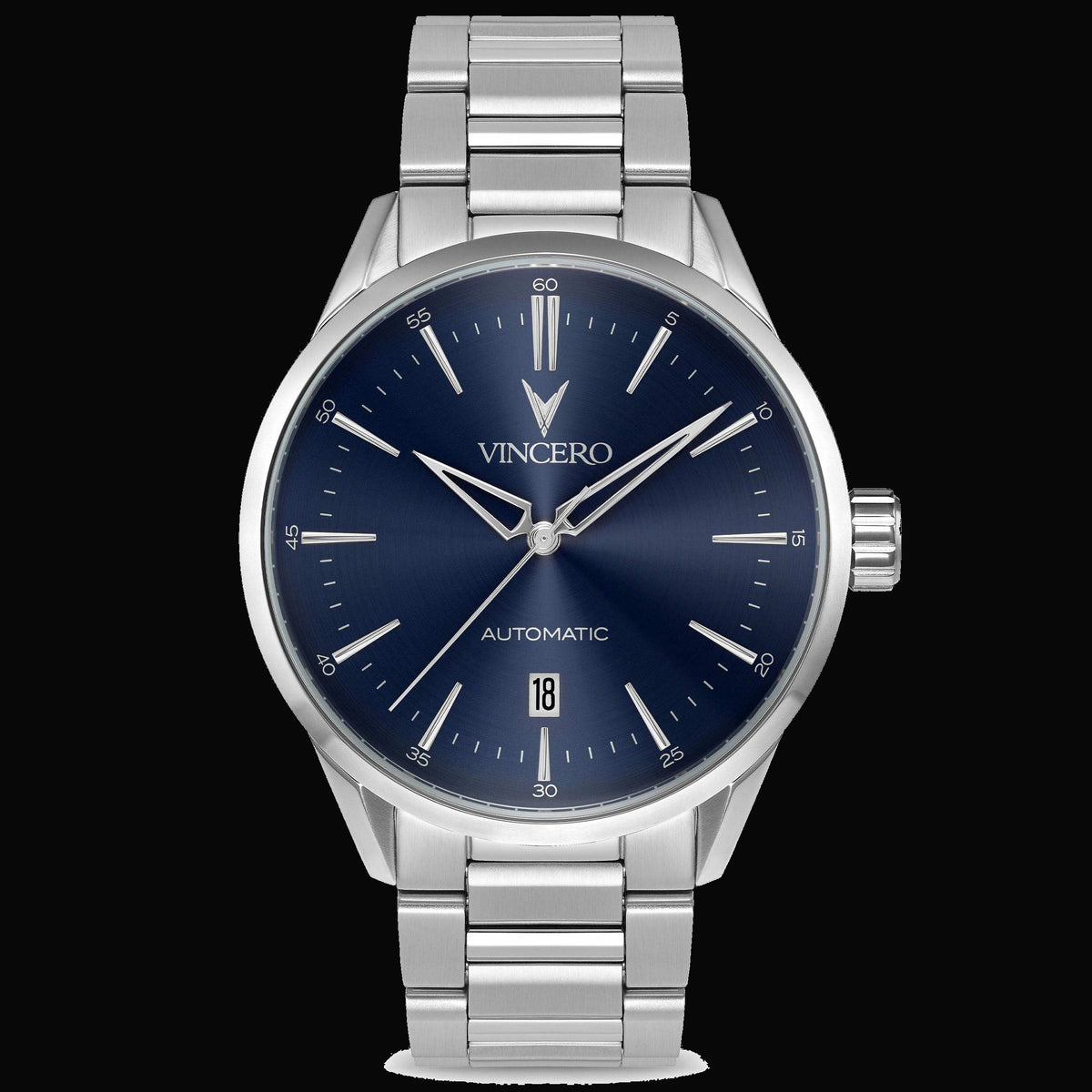 Vincero Icon Automatic Silver Blue