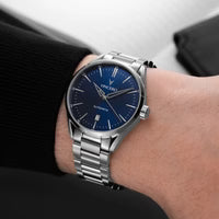 Vincero Icon Automatic - Silver/Blue