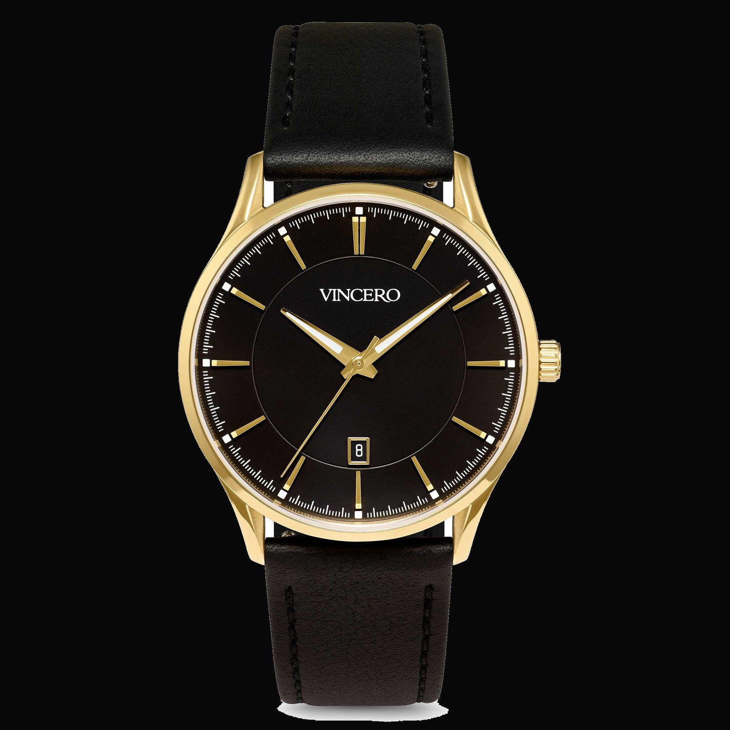 Vincero Kairos II Gold Onyx