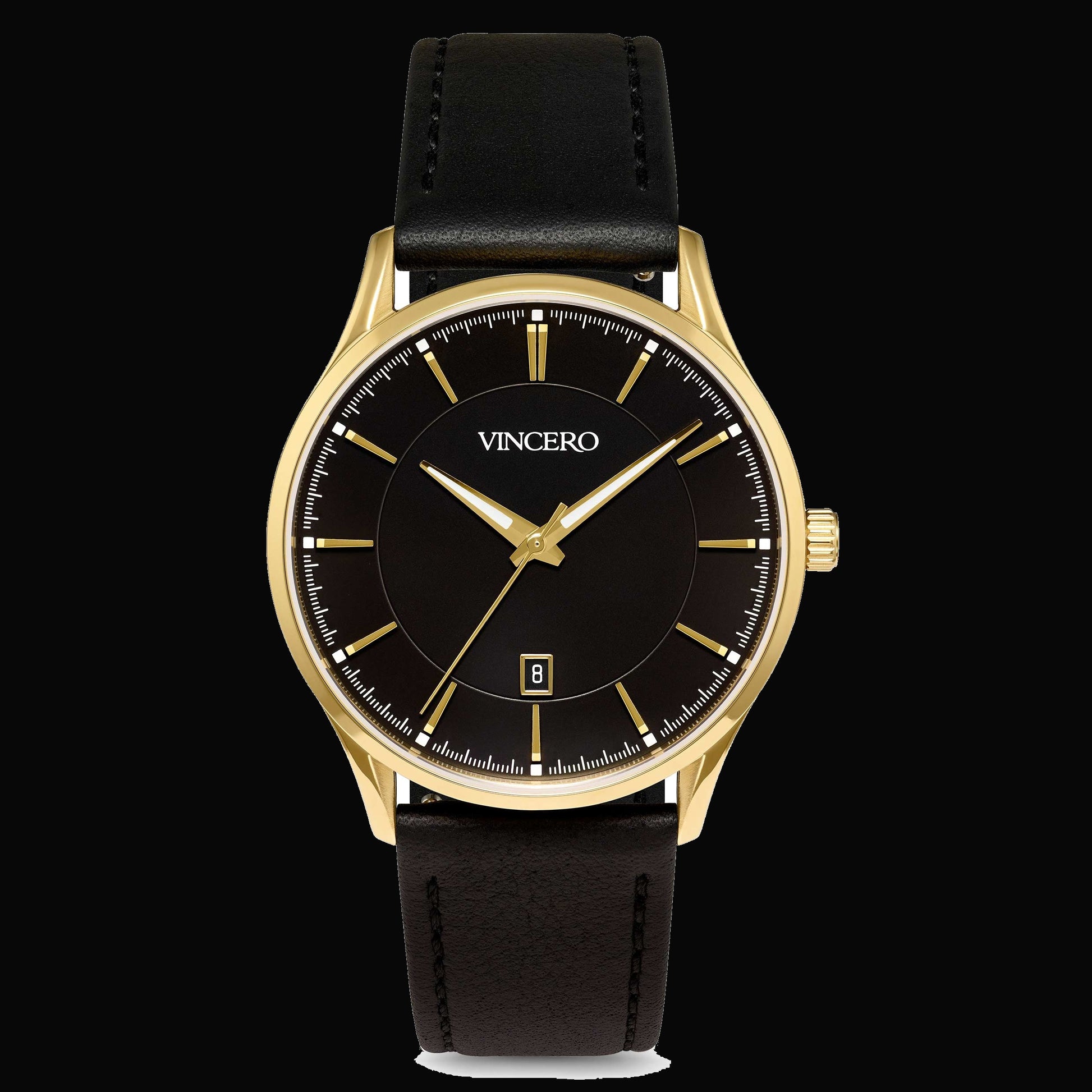 Vincero Kairos II Gold Onyx