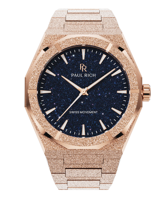 Paul Rich Frosted Star Dust II Rose Gold | Aventurine Dial | Swiss Movement | Luminous