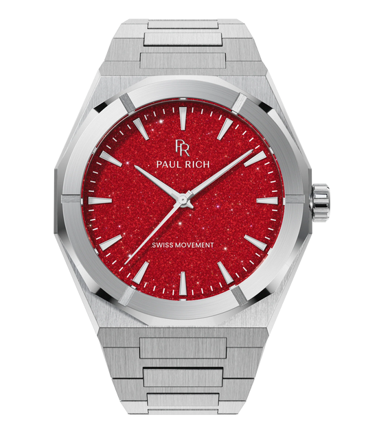 Star Dust II Silver Red