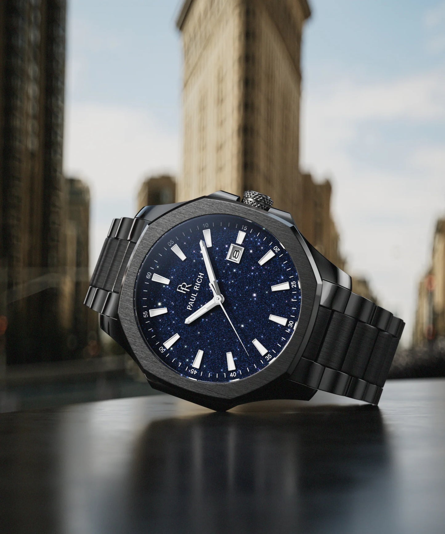 Paul Rich Mercer Gotham Aventurine Blue Watch product image from The Wrist Supply