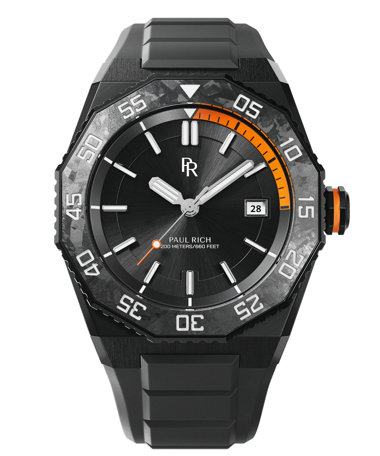 Paul Rich Aquacarbon Pro Shadow Black Watch product image from The Wrist Supply