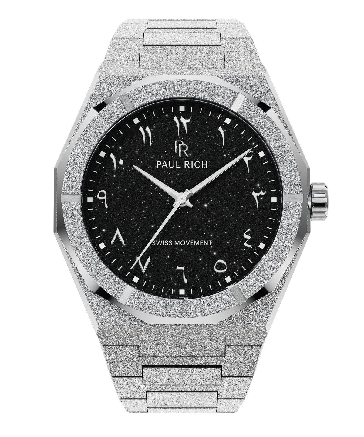 Paul Rich Frosted Star Dust II Arabic Silver Black