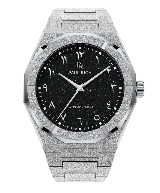 Paul Rich Frosted Star Dust II Arabic Silver Black