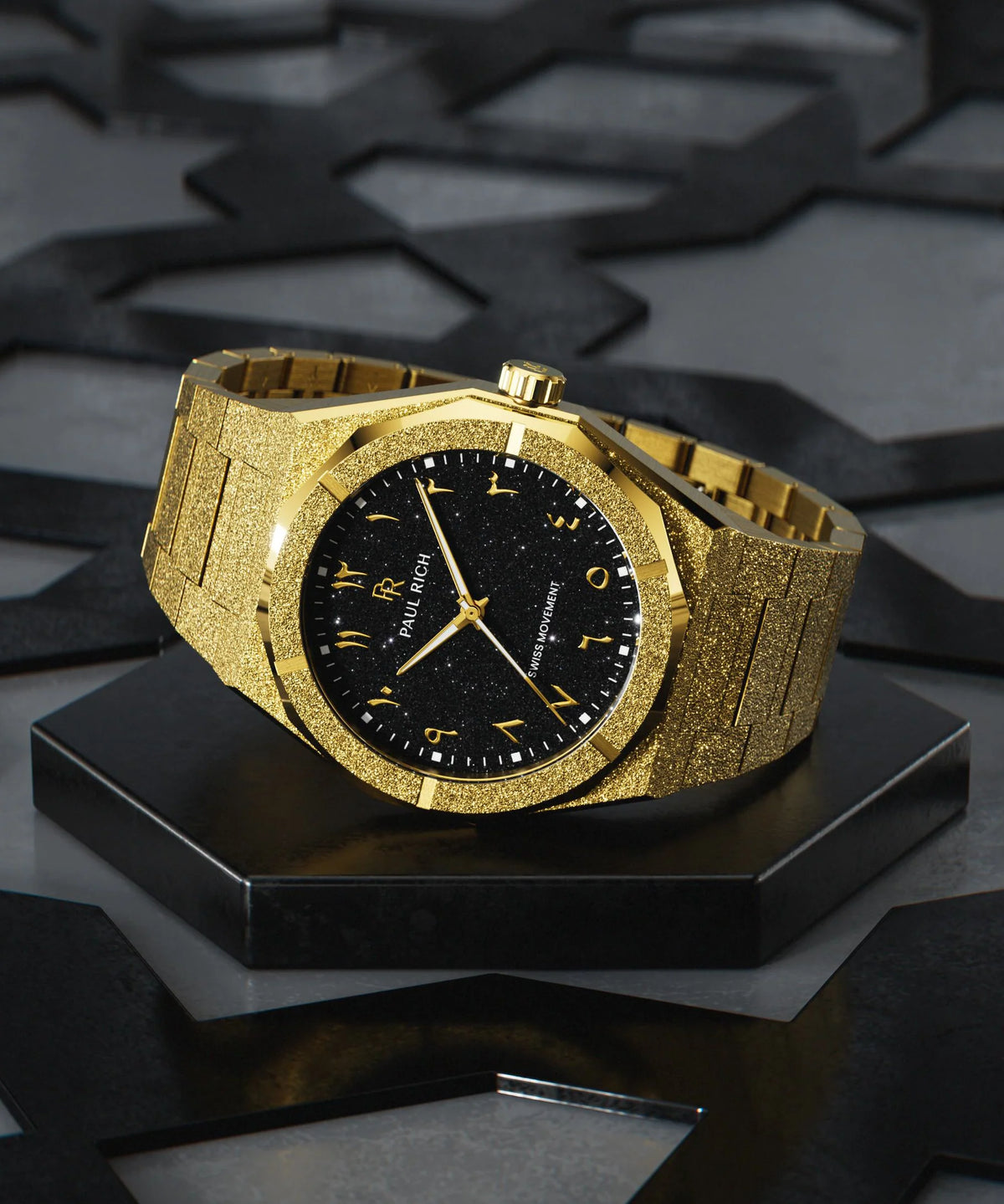 Paul Rich Frosted Star Dust II Arabic Gold Black