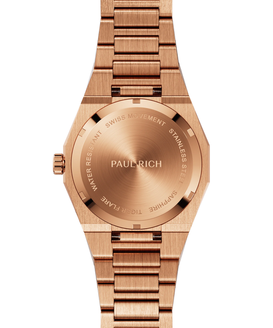 Paul Rich Frosted Tiger Flare Rose Gold