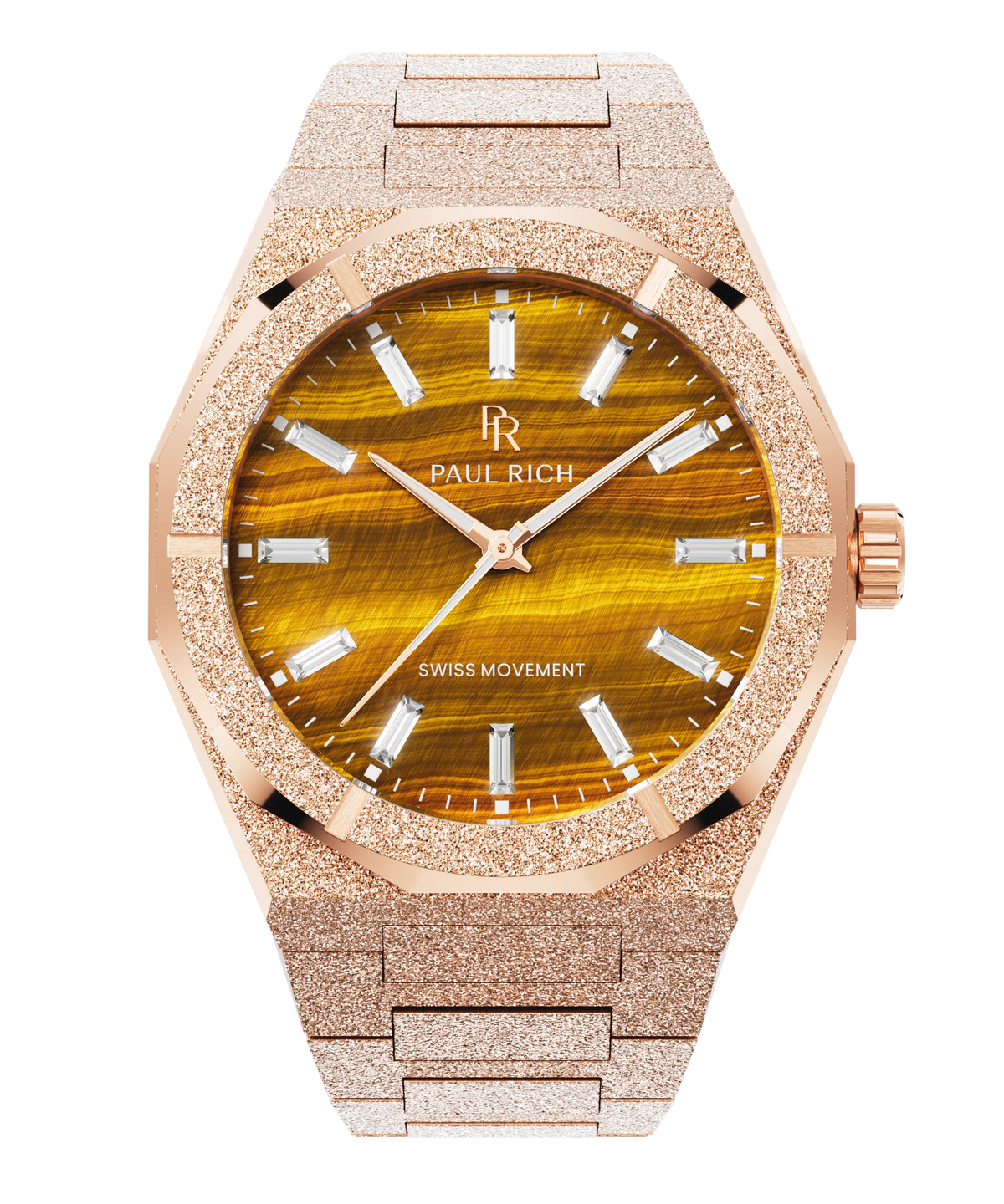 Paul Rich Frosted Tiger Flare Rose Gold