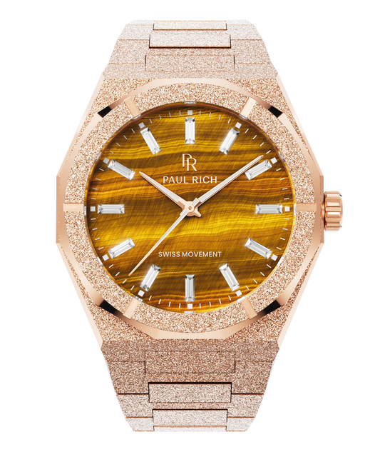 Paul Rich Frosted Tiger Flare Rose Gold