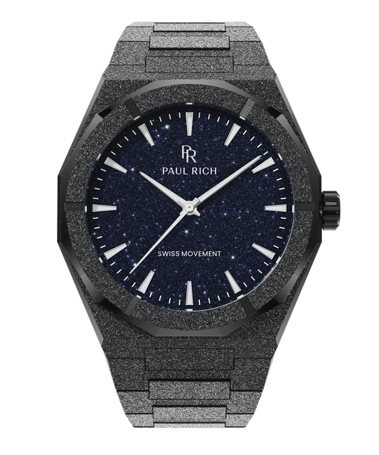 Paul Rich Frosted Star Dust II Blue Dial Watch product image from The Wrist Supply
