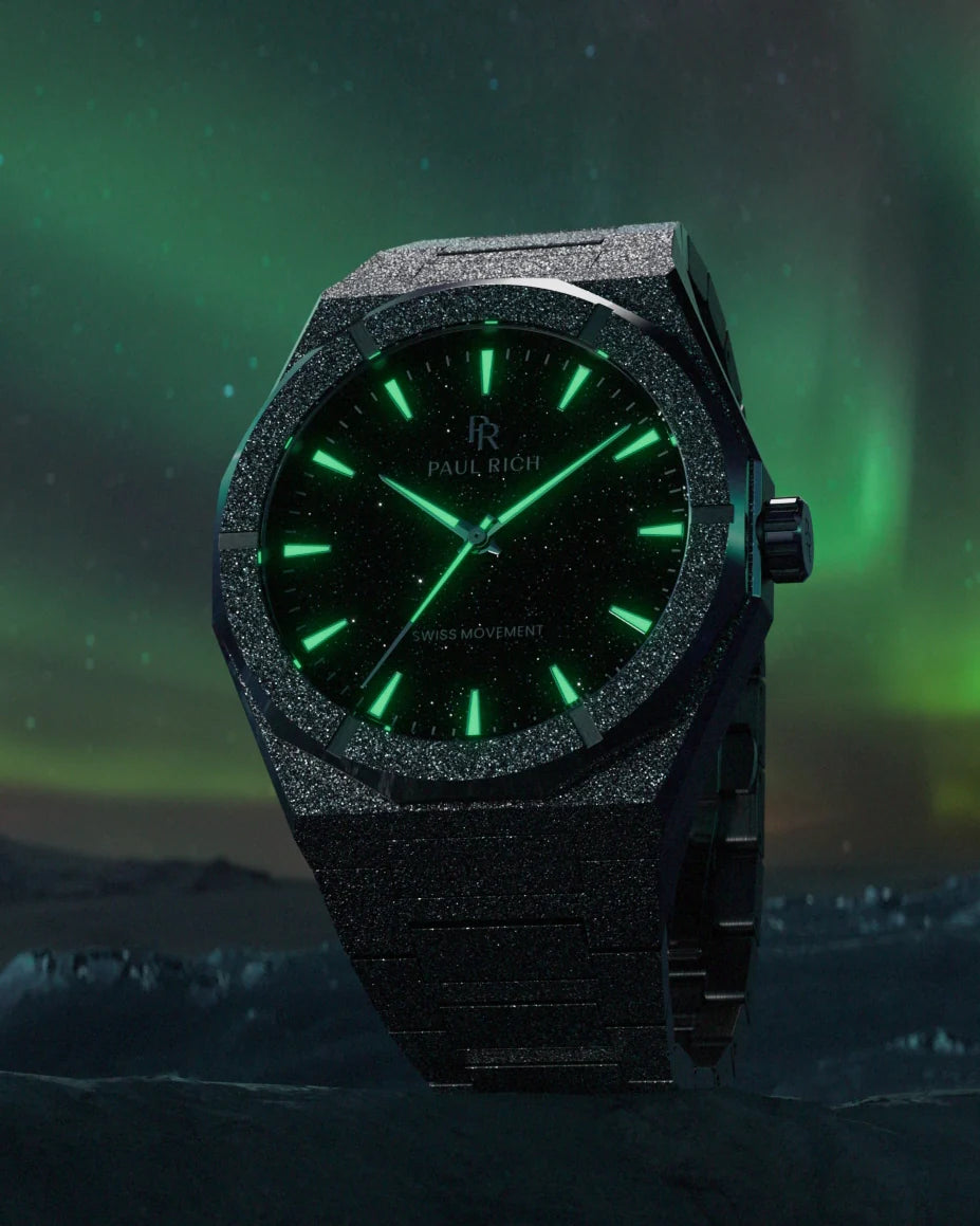 Paul Rich Frosted Star Dust II Void Silver | Black Dial | Swiss Movement