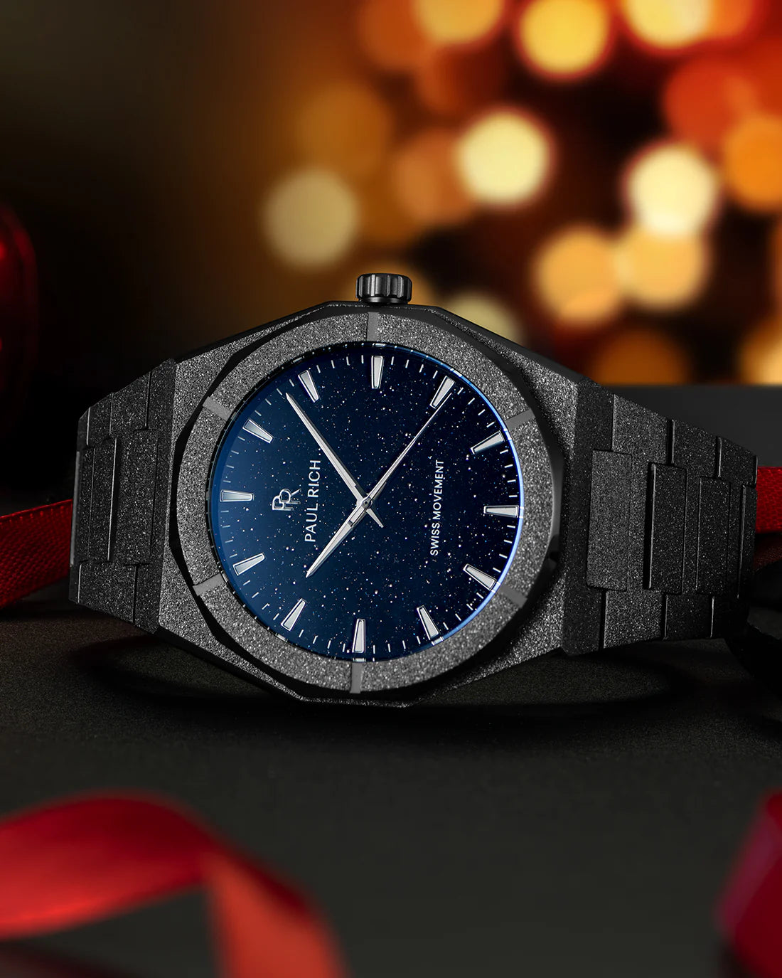 Paul Rich Frosted Star Dust II Blue Dial Watch product image from The Wrist Supply