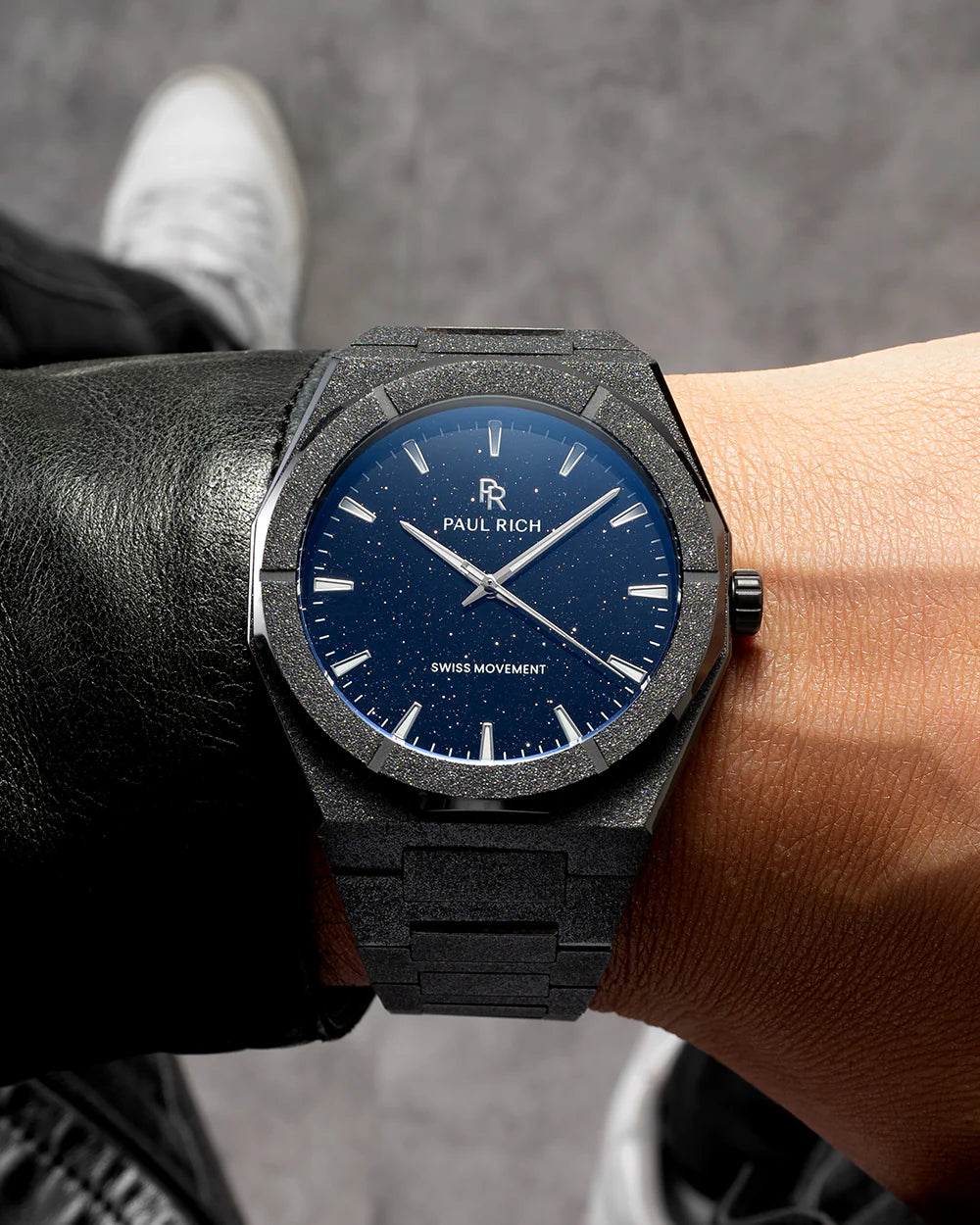 Paul Rich Frosted Star Dust II Blue Dial Watch product image from The Wrist Supply