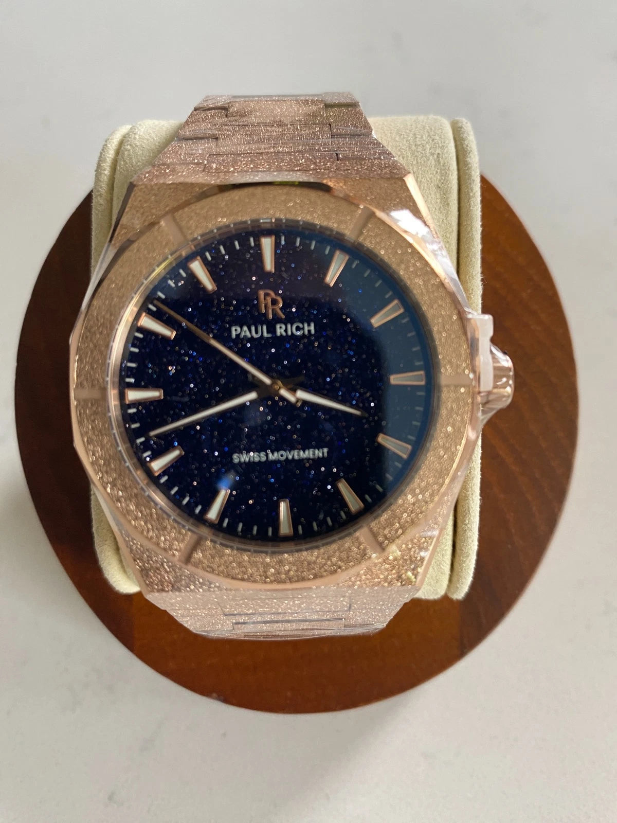 Paul Rich Frosted Star Dust II Rose Gold Aventurine Dial Watch product image from The Wrist Supply