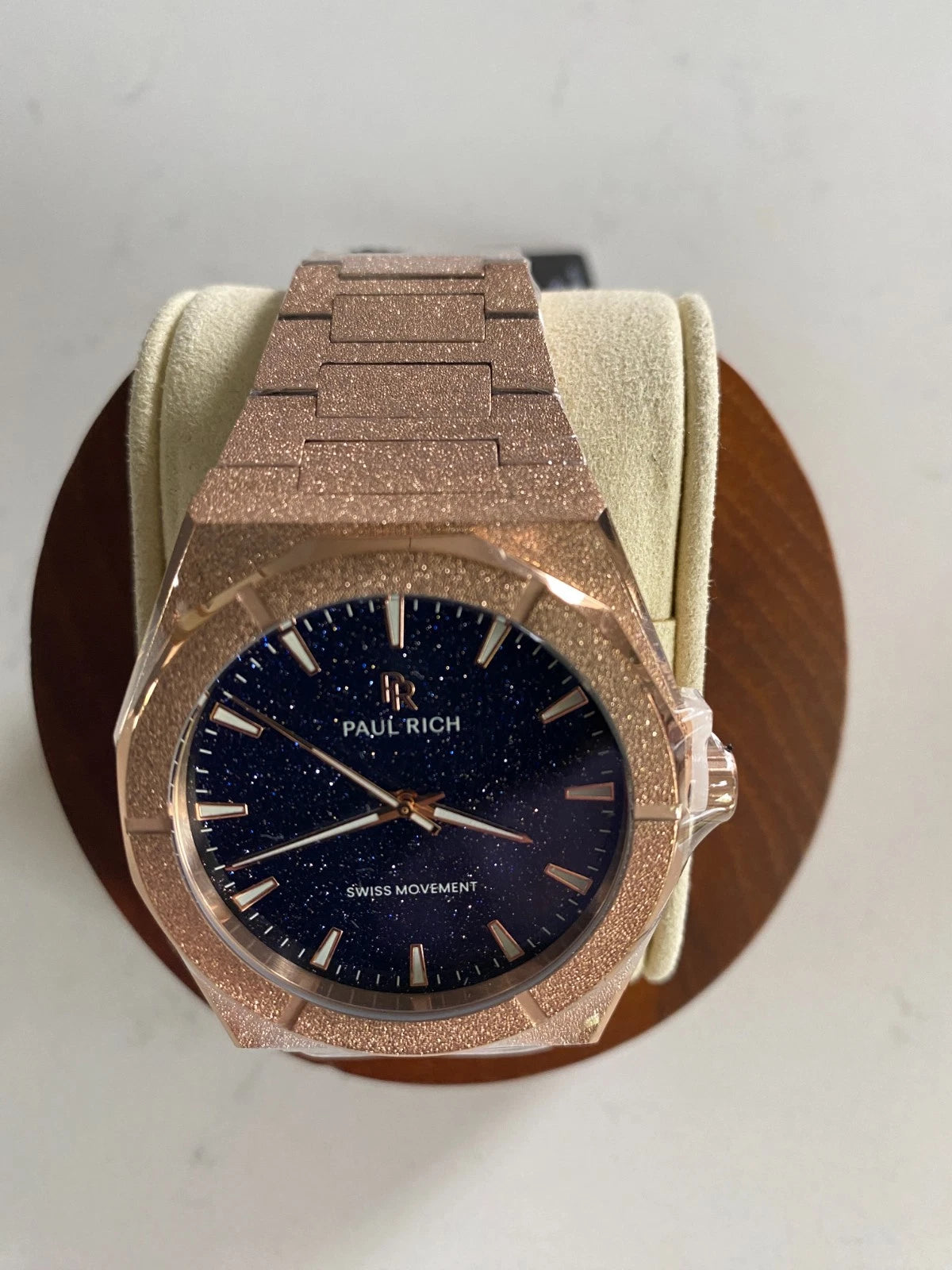 Paul Rich Frosted Star Dust II Rose Gold Aventurine Dial Watch product image from The Wrist Supply