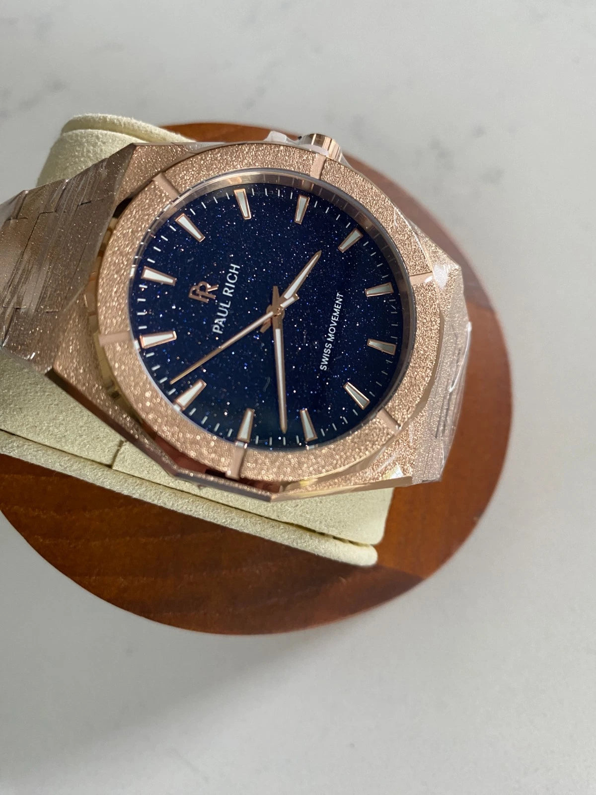 Paul Rich Frosted Star Dust II Rose Gold Aventurine Dial Watch product image from The Wrist Supply
