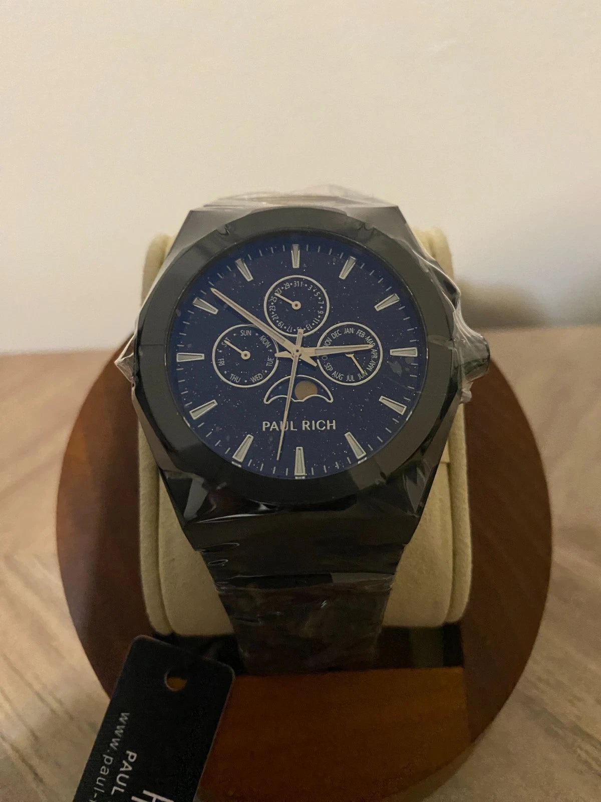 Paul Rich Moonphase Star Dust Blue Dial Watch product image from The Wrist Supply
