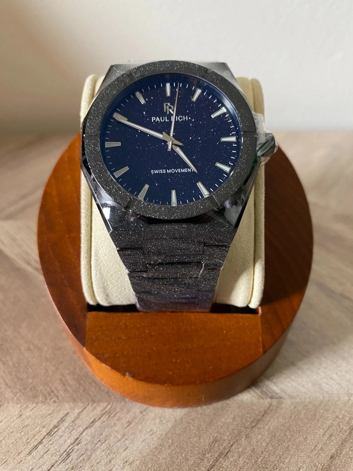 Paul Rich Frosted Star Dust II Blue Dial Watch product image from The Wrist Supply