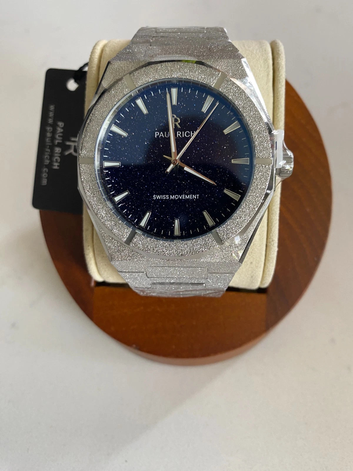 Paul Rich Frosted Star Dust II Blue Dial 43mm Watch product image from The Wrist Supply