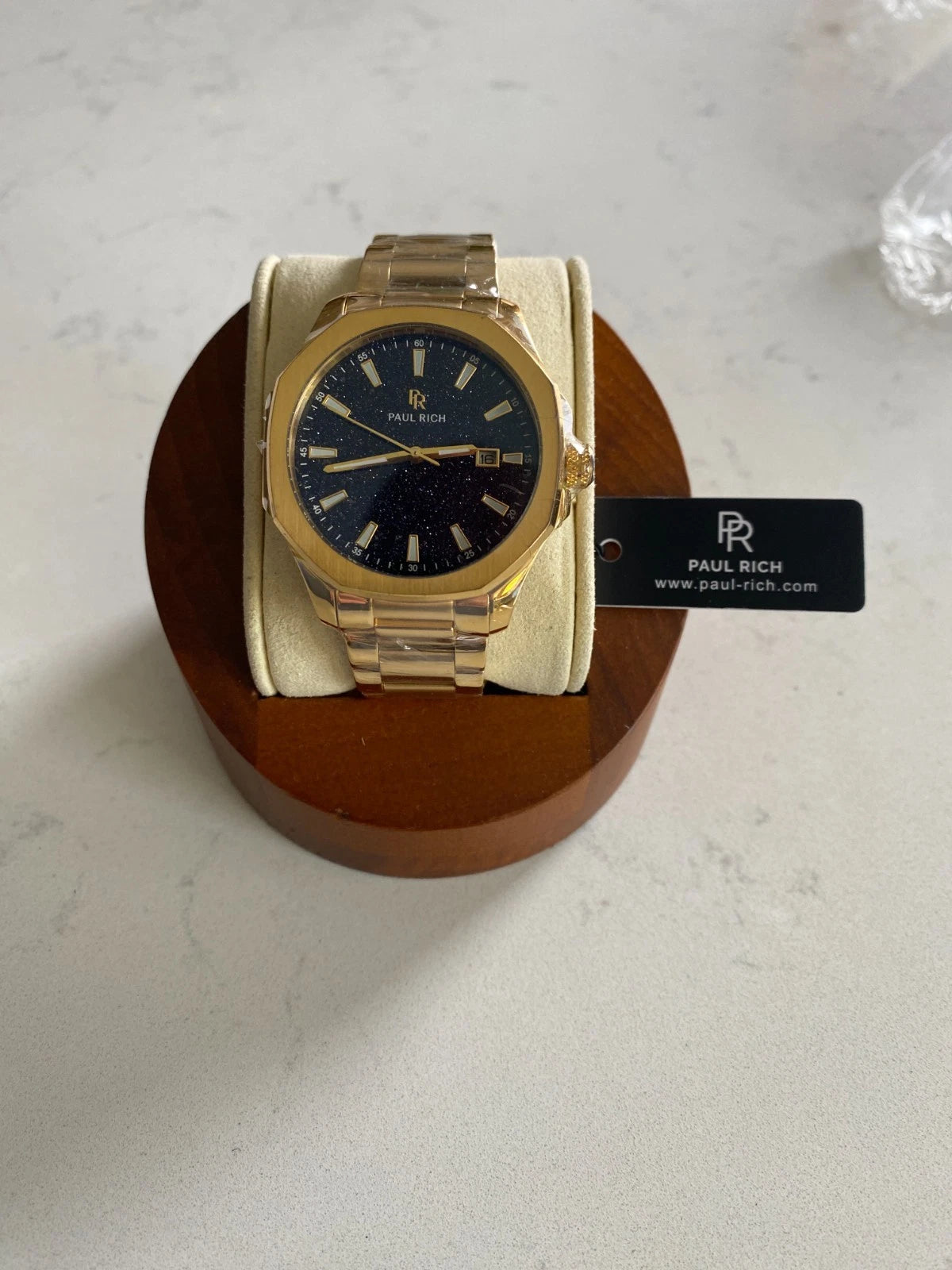 Paul Rich Mercer Gold Line Blue Dial Watch product image from The Wrist Supply