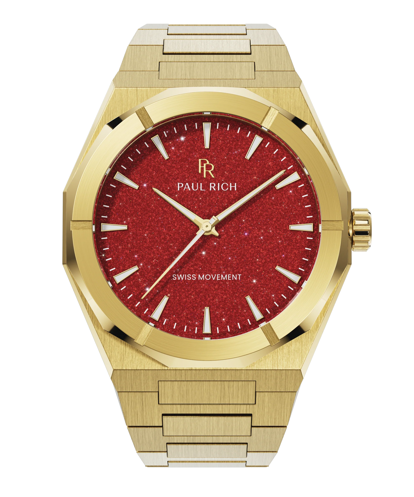 Paul Rich Star Dust II Gold | Red Dial